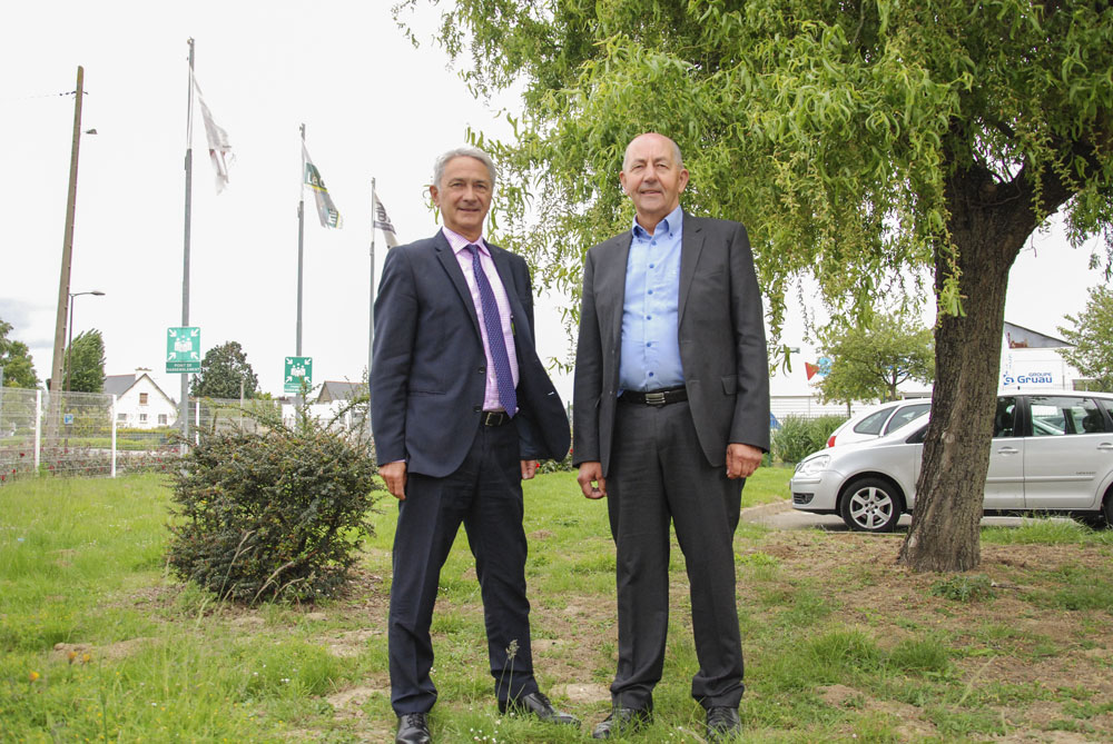 jean-charles-oisel-directeur-cooperative-le-gouessant-patrick-fairier-president - Illustration Le Gouessant : La coopérative soutient  ses éleveurs