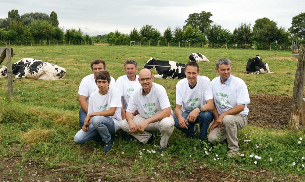 vache-verte-Robert-Hervagault-Martel-Auffray-David - Illustration Lancement du mouvement Vache Verte en Ille-et-Vilaine