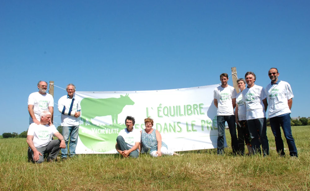 vache-verte-environnement-maryline-jean-marc-seznec - Illustration Vache verte : l’impact vertueux des ruminants s’affiche