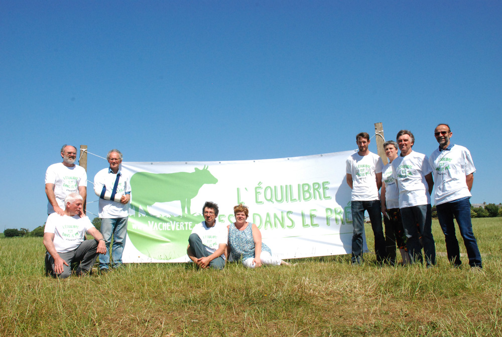 vache-verte-environnement-maryline-jean-marc-seznec - Illustration Vache verte : l’impact vertueux des ruminants s’affiche