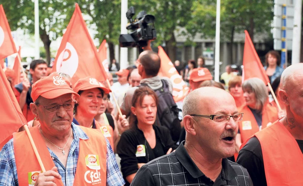 CFDT-porc-gad-josselin-manifestation - Illustration L’abattoir Gad Josselin dans l’attente