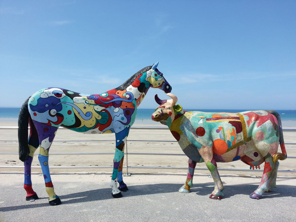 atelier-art-philippe-sidot-charlotte-carsin-animaux-couleurs - Illustration Les animaux en voient de toutes les couleurs