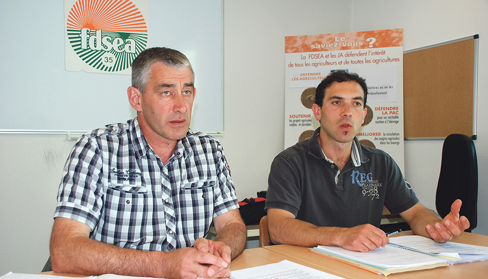 fdsea-loic-guines-benoit-champalaune-defendre-interet-agriculteur - Illustration Informer et former, une autre casquette de la FDSEA