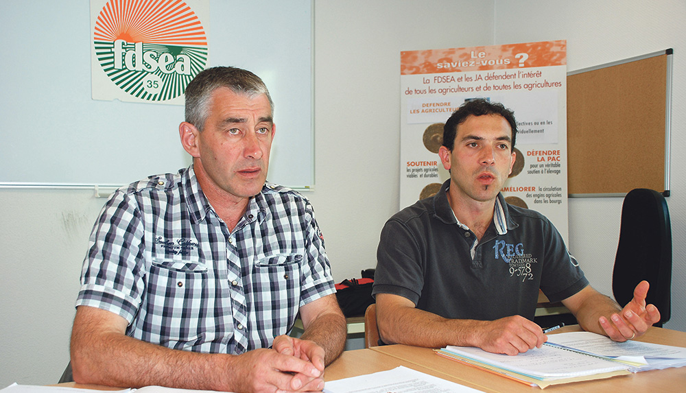 fdsea-loic-guines-benoit-champalaune-defendre-interet-agriculteur - Illustration Informer et former, une autre casquette de la FDSEA