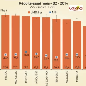 Récolte essai maïs - B2 - 2014