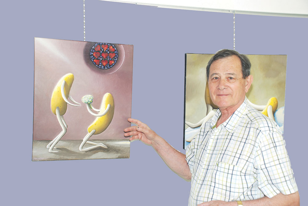 michel-devaux-patate-pomme-de-terre-tableau - Illustration La patate, et patati et patata