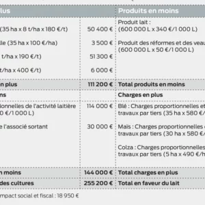 L’exemple de M. Dupré, simulation économique