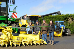 Morgane, Philippe, François-Louis et Caroline Chambry, trois générations de passionnés d’agriculture