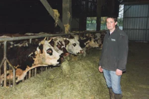 pierre-queniat-vache-laitiere-lait-alimentation-bio-mais-herbe-production-conversion