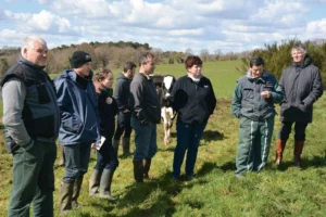 Autonomie alimentaire, réduction des charges, valorisation des pâtures sont les thèmes qui ont été abordés lors de la journée technique organisée sur l'élevage du Parc Coët, par le Civam et le BV du Loch et du Sal.