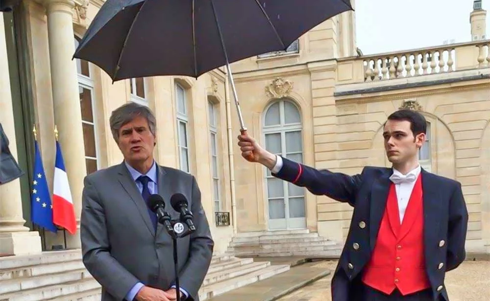 ministre-le-foll-parapluie - Illustration Parapluie