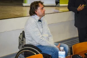 Gildas Cotto a témoigné lors d’un après-midi sur le thème « Agriculture et handicap », organisé le 26 avril au CFPPA du Rheu.