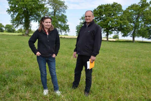 La réduction des intrants est une orientation forte sur l’élevage de Brigitte et Philippe Lehuger.