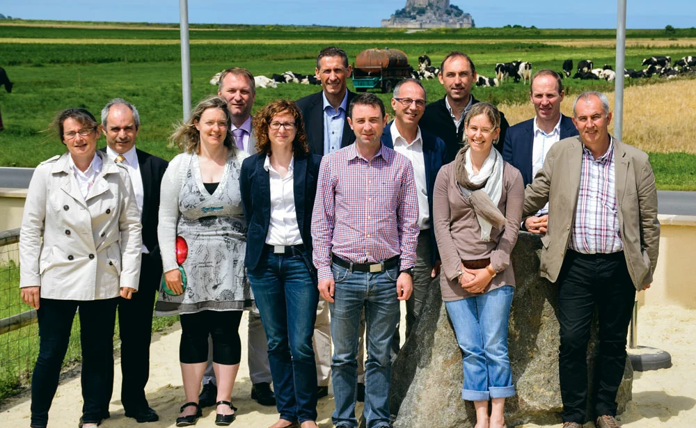 Les différents partenaires du projet Génosanté étaient réunis mardi 5 juillet près du Mont-Saint-Michel. - Illustration L’acétonémie dispose désormais d’un index