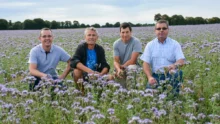 Yves-Marie Devrand, Ets Devrand ; Guy Corbel, agriculteur ; David Bouvier, Chambre d’agriculture et Didier Devrand, Ets Devrand.