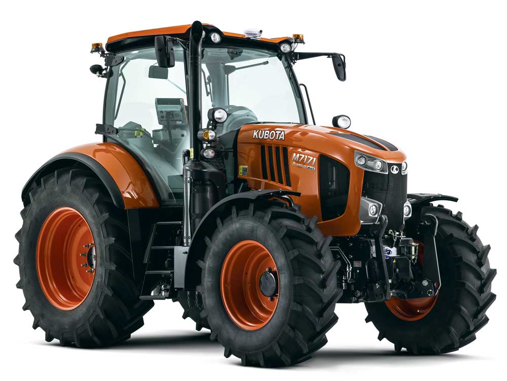 m7171-kubota-tracteur - Illustration Kubota : le M7001, un tracteur propre, efficace et puissant