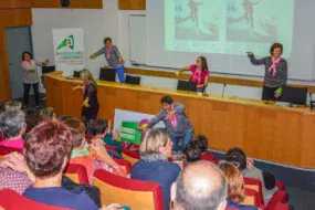 La matinée s’est conclue sympathiquement avec une danse des femmes du groupe « Égalité – Parité – Agriculture au féminin ».