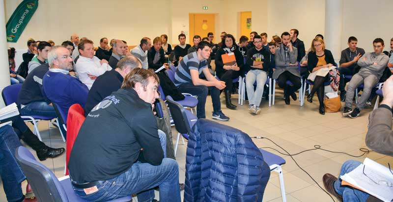 Agriculteurs, acteurs du territoire et jeunes de la MFR ont planché sur le changement, le 8 décembre à Fougères. - Illustration Forum Terres d’innovations : « Faire autrement est-ce si gênant ? »