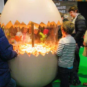 Des éclosions de poussins dans un œuf géant s’étaleront sur les 2 jours que dure la manifestation.