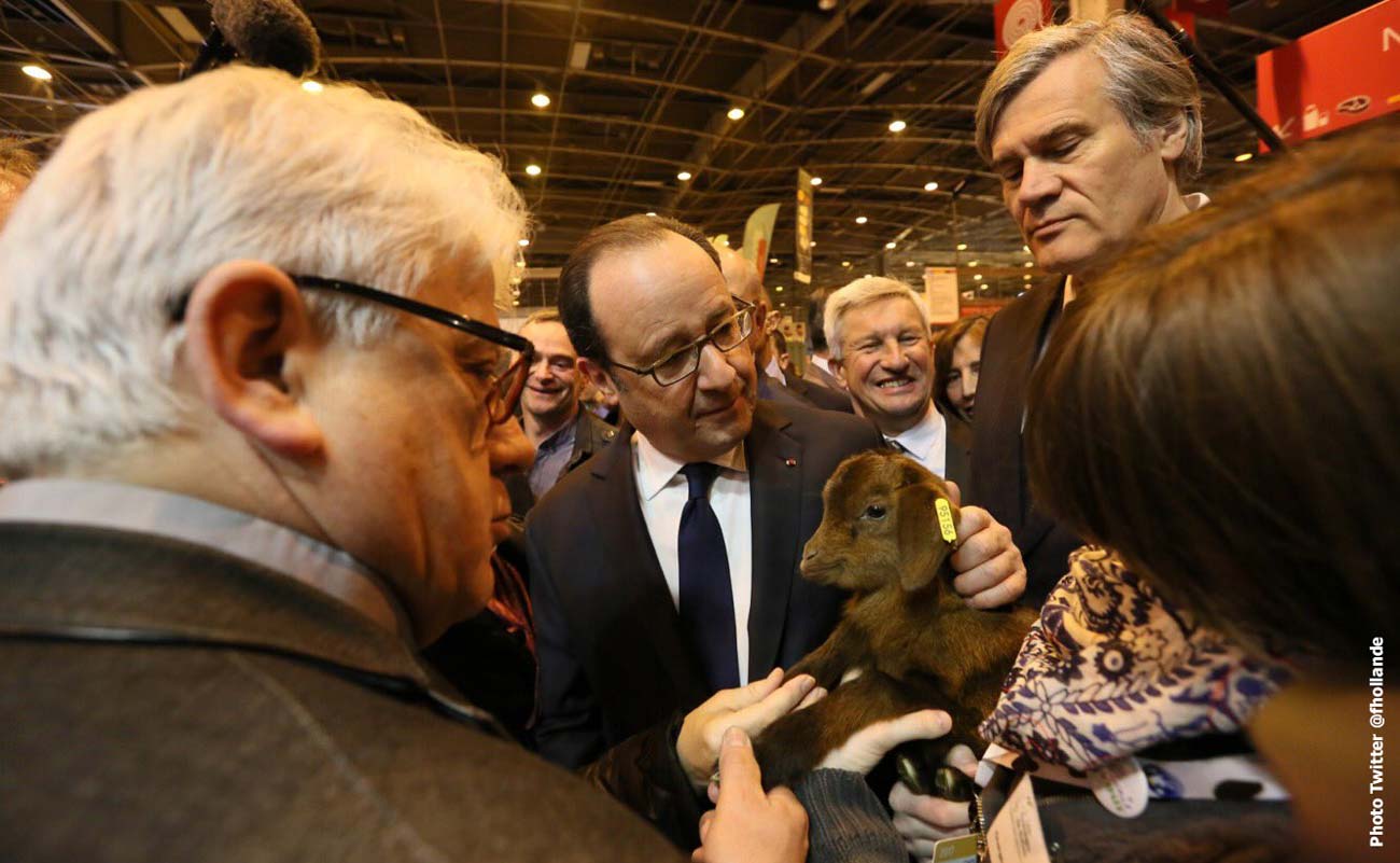 francois-hollande-sia - Illustration Hollande au Salon de l’Agriculture : « Un salon marqué par les crises »