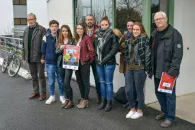 Le grand jour est fixé à jeudi prochain, à Pleyben, pour ces élèves de la maison familiale de Pleyben et leurs encadrants.