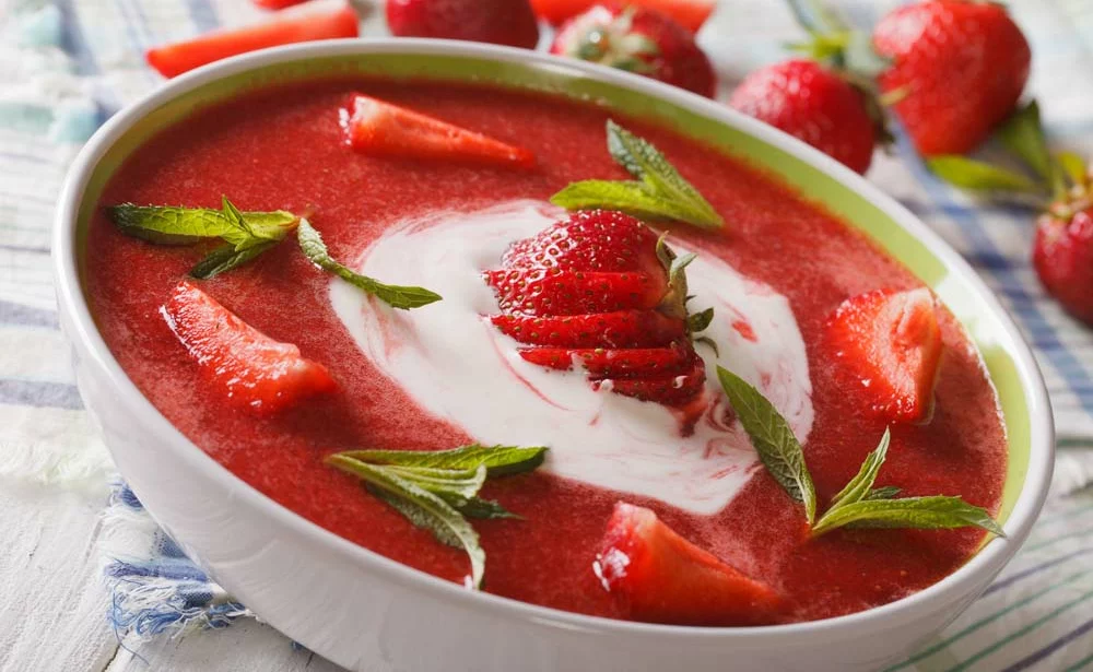 Soupe-fraise-plougastel - Illustration Soupe de fraise de Plougastel