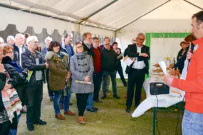 Des élus d'Aqta (Auray-Quiberon-Terre Atlantique) et départementaux ont visité le Gaec laitier du Golhud, à Camors (4 associés - Frank et Yvonnick Guéhénnec et Ludovic et Gregory Thomazo), vendredi dernier.