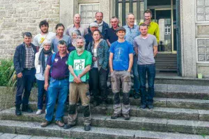 Lundi dernier au tribunal de Saint-Malo, Jean-Claude Juhel a été soutenu par des membres de la Confédération paysanne d’Ille-et-Vilaine.