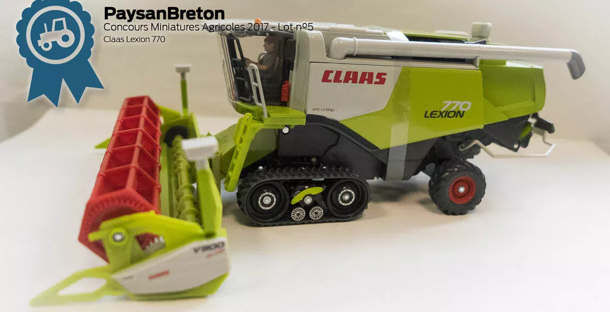 miniatures-agricoles-concours-05 - Illustration Concours miniatures : Claas Lexion 770