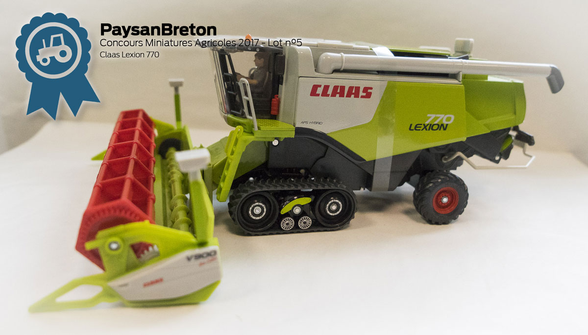 miniatures-agricoles-concours-05 - Illustration Concours miniatures : Claas Lexion 770