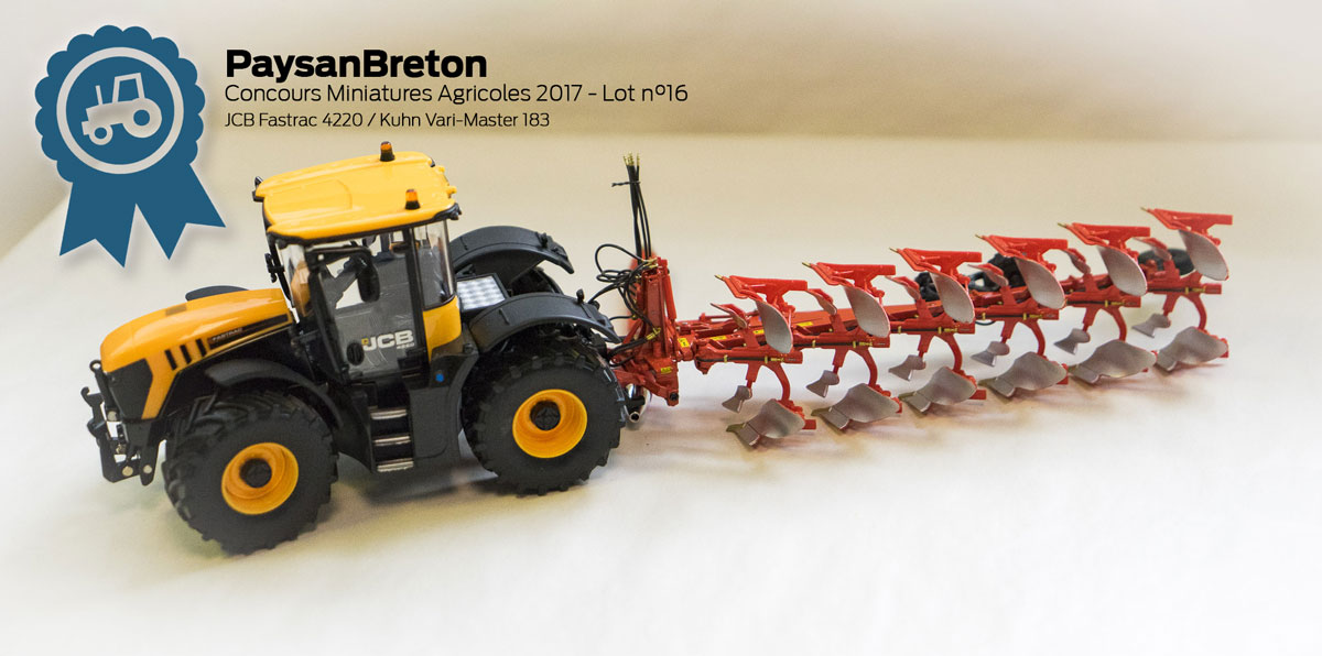 miniatures-agricoles-concours-16 - Illustration Concours miniatures : JCB Fastrac 4220 et Kuhn Vari-Master 183