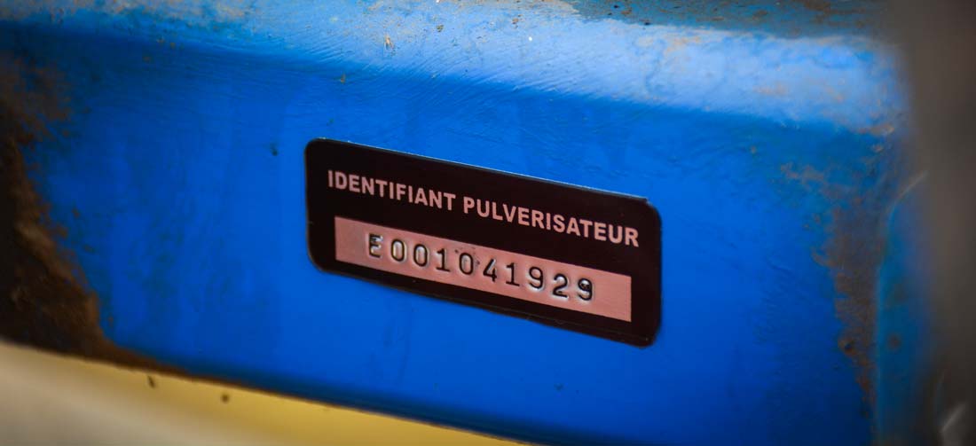 pulverisateur-immatriculation - Illustration Contrôle des pulvérisateurs, gage de bon fonctionnement