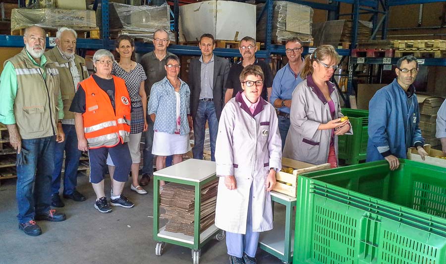 don-pomme-solidarite - Illustration Des pommes reconditionnées à l’Esat de Vitré