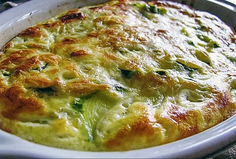 gratin-courgette - Illustration Gratin de courgettes