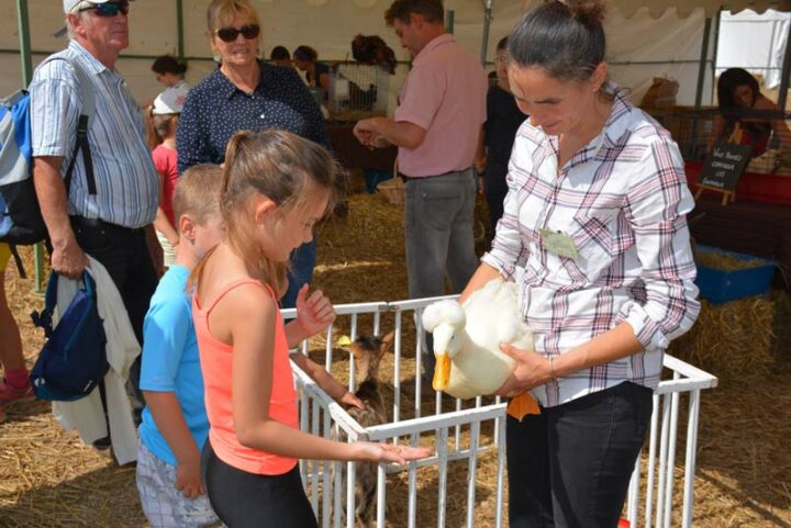 La ferme vivante enchante les plus petits.