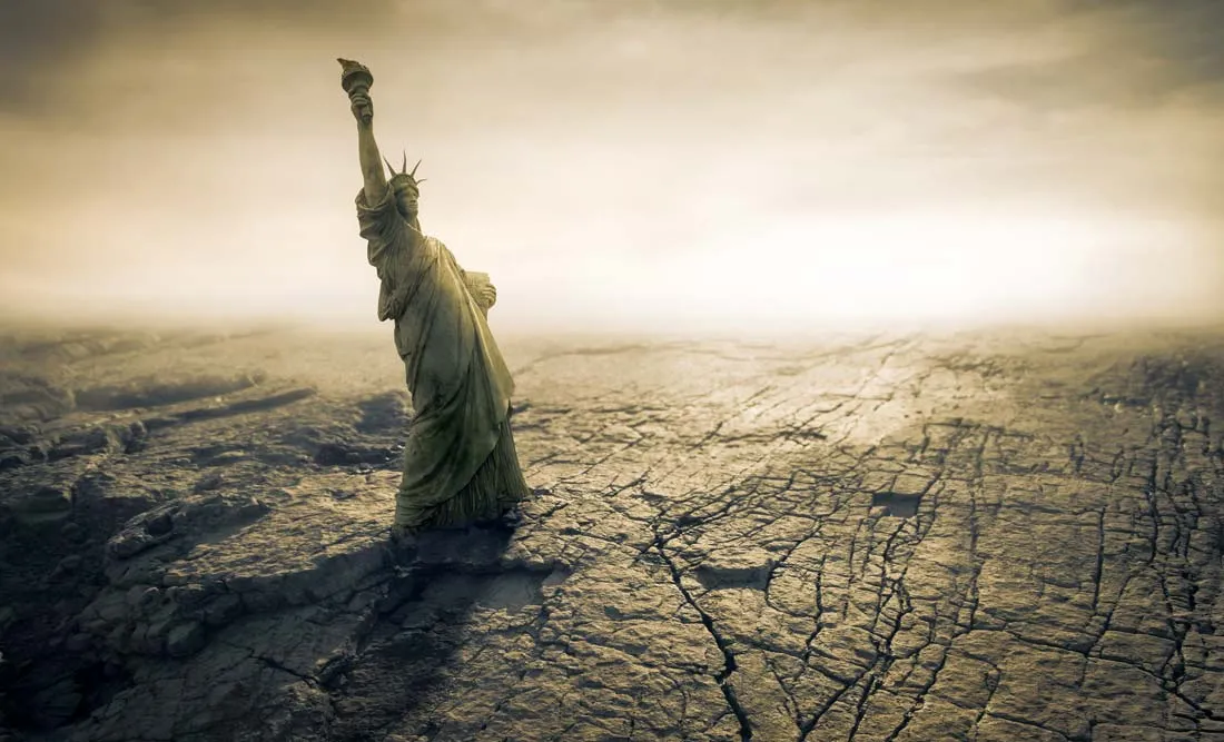 secheresse-desert-usa - Illustration Les États-Unis censure le terme « changement climatique »