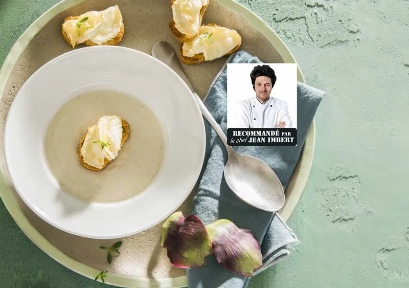soupe_dartichauts_jeanimbert - Illustration Soupe d&rsquo;artichaut et toasts de chèvre