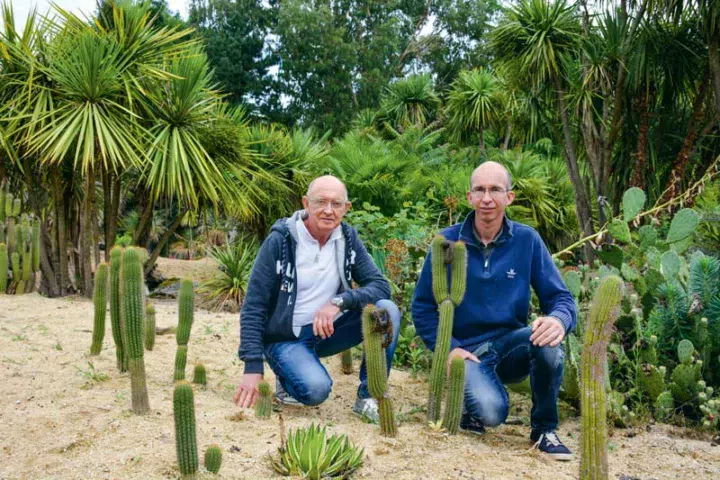 Michel Gicquel, créateur du Tropical Parc, a récemment passé la main à ses fils Erven et Gwendal (absent sur la photo).