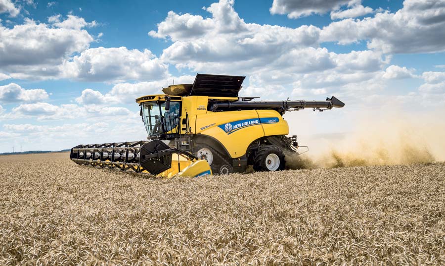 New Holland : Réglage automatique de la moissonneuse-batteuse