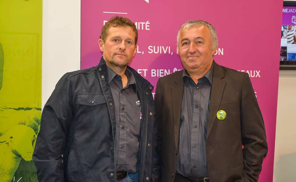 Hervé Radenac, président de la Commission technique (à gauche), et Jean-François Tréguer, président de GDS Bretagne. - Illustration GDS Bretagne vise l’éradication de la BVD