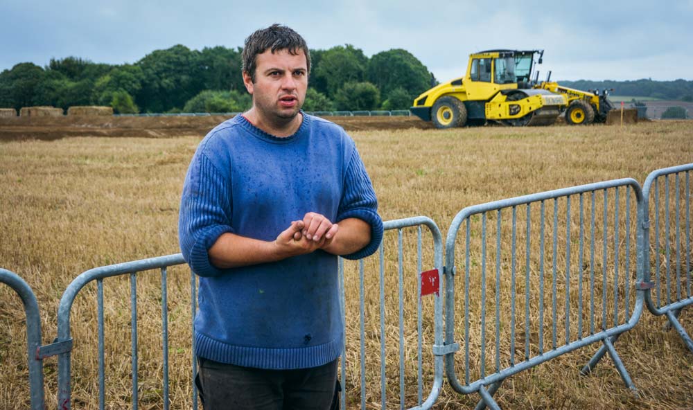 Éric Trévien attend la foule des grands jours ce week-end. Il travaille sur le projet depuis de nombreux mois, avec une équipe soudée. - Illustration Les jeunes agriculteurs préparent la fête