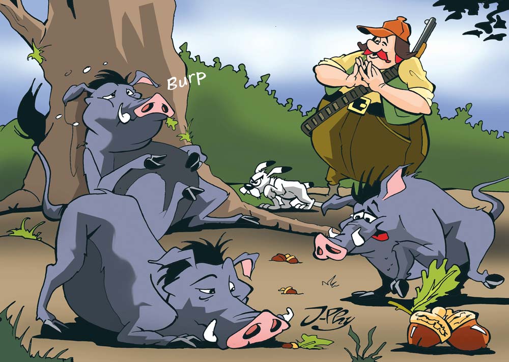 glands-sanglier - Illustration Les balanophages