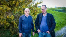 Albert Pennec, photographe, et Pierrick Mellouët, écrivain et éditeur, ont analysé les enjeux de l’agriculture bretonne actuels et à venir.