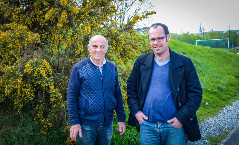 Albert Pennec, photographe, et Pierrick Mellouët, écrivain et éditeur, ont analysé les enjeux de l’agriculture bretonne actuels et à venir. - Illustration Paysan d’aujourd’hui : un livre témoin de l’évolution de l’agriculture bretonne