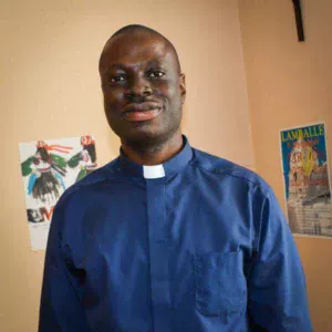 Prosper Gbaguidi, en formation en France depuis 2 ans.