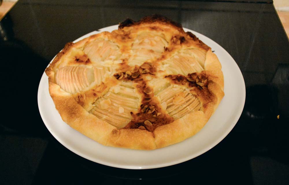 tarte-bourdaloue-poire - Illustration Tarte Bourdaloue