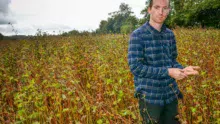 Thierry Rannou, producteur à Ergué-Gabéric (29).