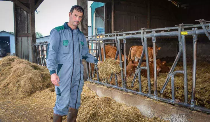« Aujourd’hui, je distribue des rations plus homogènes et diversifiées », précise Jean-Philippe Garrault.