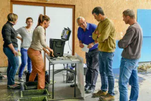 Tout au long du mois de septembre, les équipes de BCEL Ouest ont mesuré les teneurs en matière sèche d’échantillons apportés par les agriculteurs.