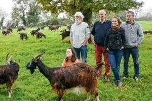 Le réseau Civam, ici chez Gaelle Kerléguer, organise la rencontre nationale à Logonna Daoulas.